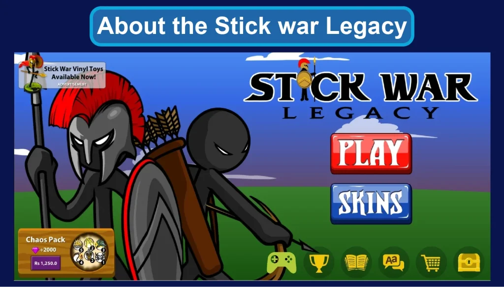 Stick War Legacy MOD APK v2023.5.907 (999 Army, Menu ,Unlimited All) 7 About the stick war legacy mod apk game