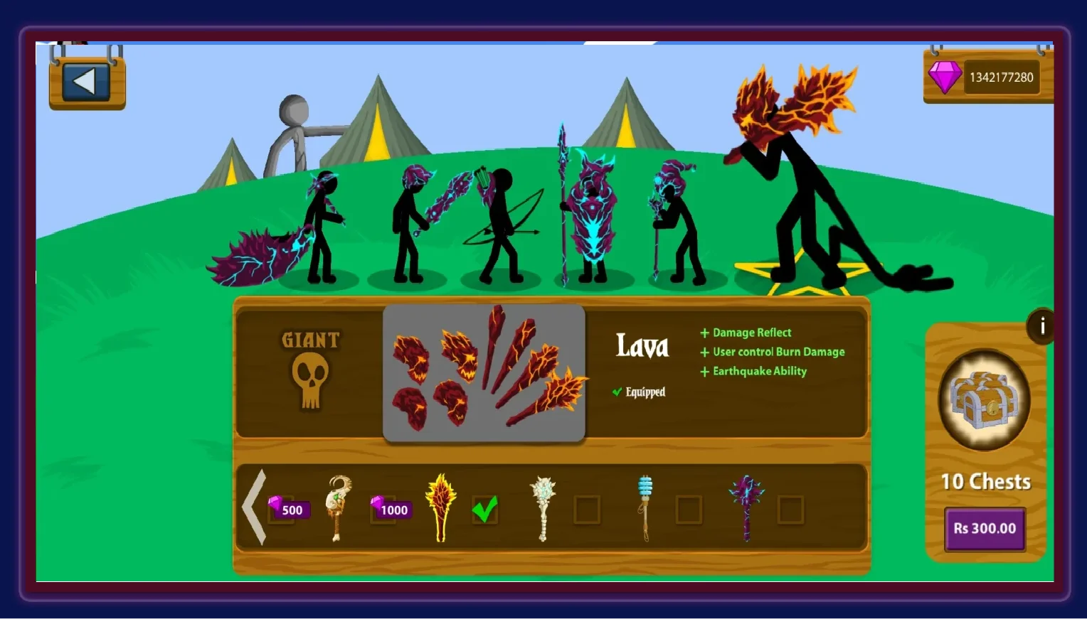 Stick War Legacy MOD APK V2023.5.1657 (Unlimited All, 999 Army) 5 Personalize your Characters with Incredible Skins