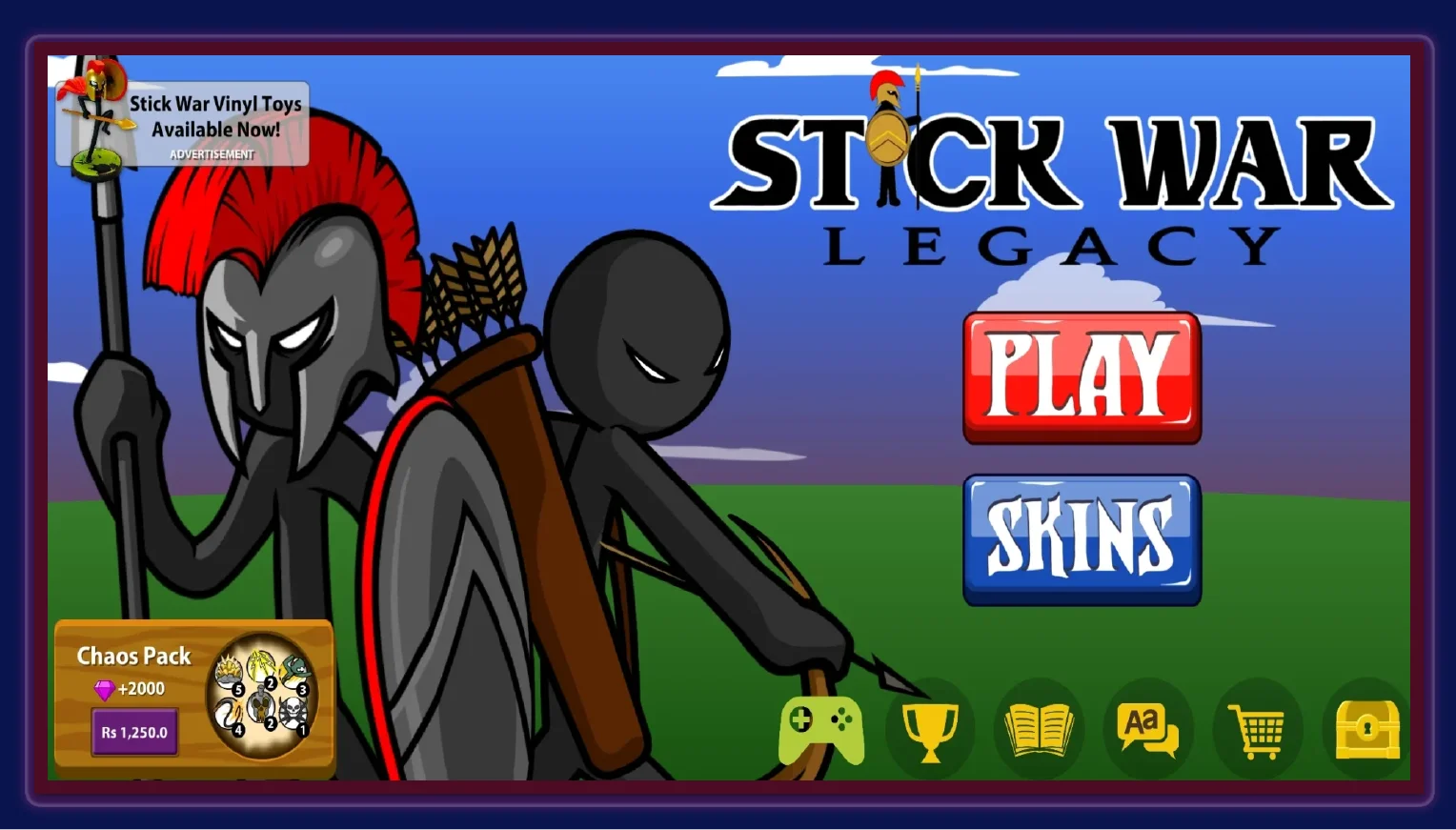 Stick War Legacy MOD APK V2023.5.1657 (Unlimited All, 999 Army) 2 STICK WAR LEGACY mod apk GAMEPLAY interface